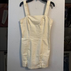 Stripped straight dress